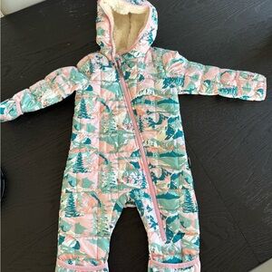 6-12 M Northface snow suit